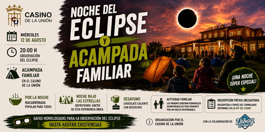 Noche del eclipse y acampada familiar